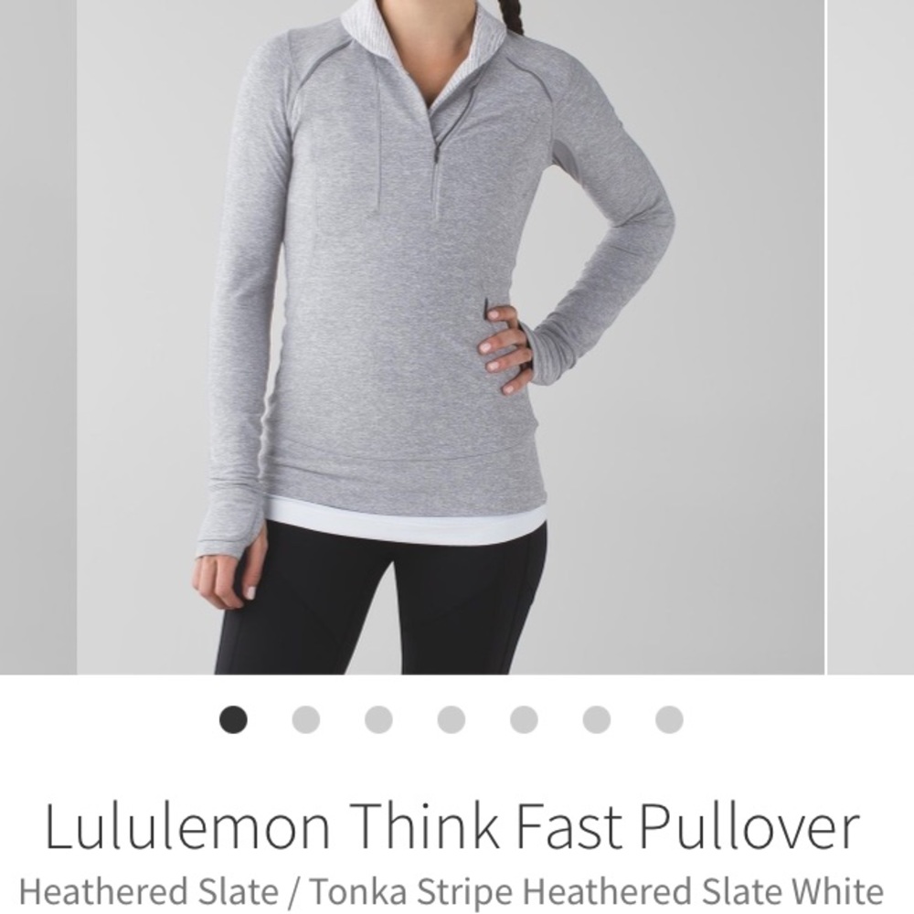 Lululemon 1/2 zip Rulu running long sleeve